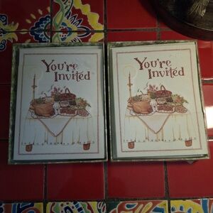 Susan Branch Vntg You're Invited 16 Party Invitations & Envelopes Vntg 1996 NEW